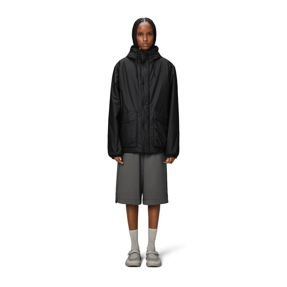 Long Windbreaker, Lohja Long Insulated Curve Jacket