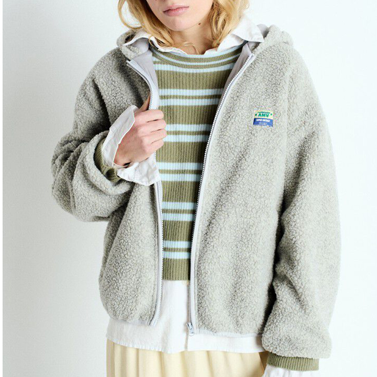 Hoktown Hooded Jacket in Sherpa