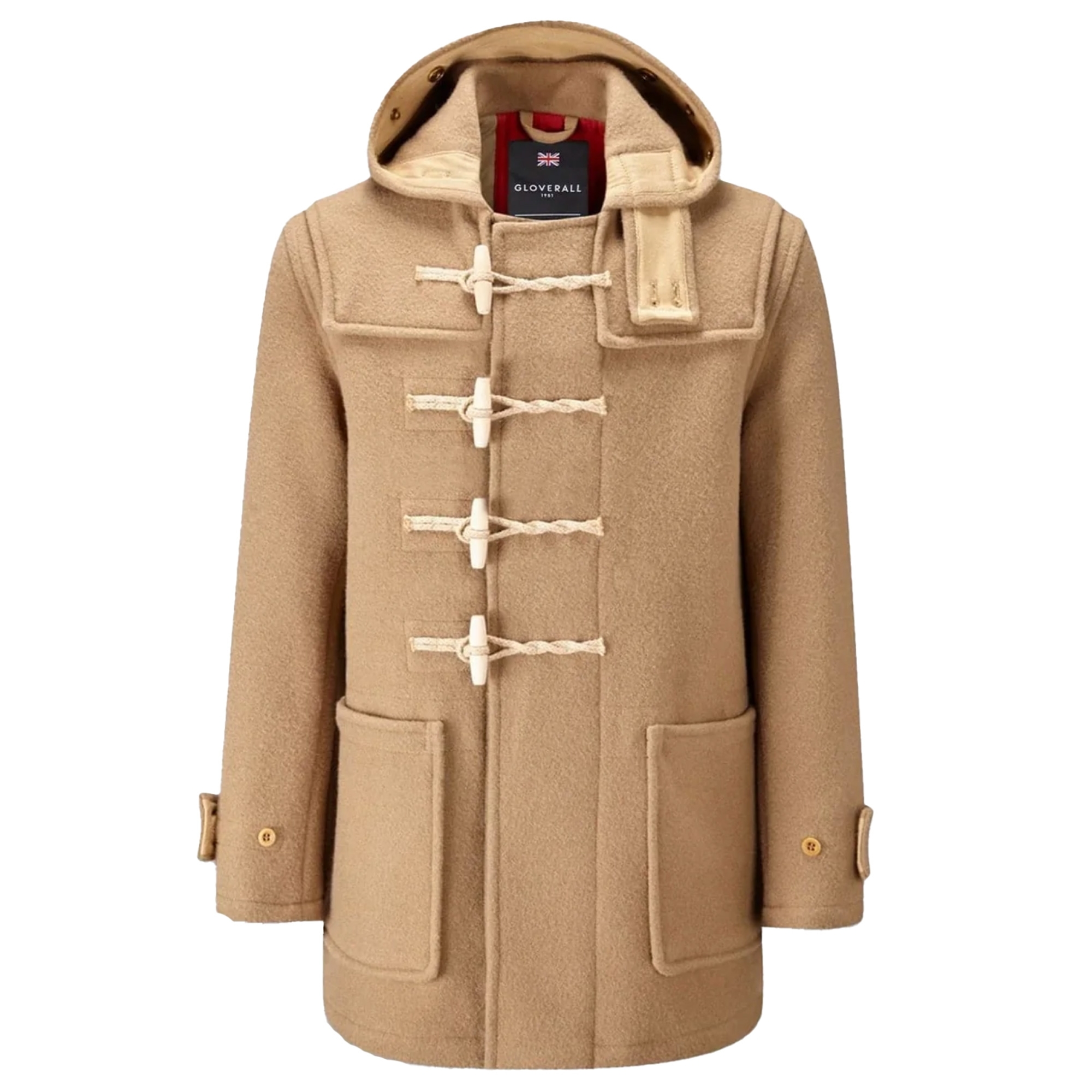 Union Jack Mid Monty Duffle - Camel