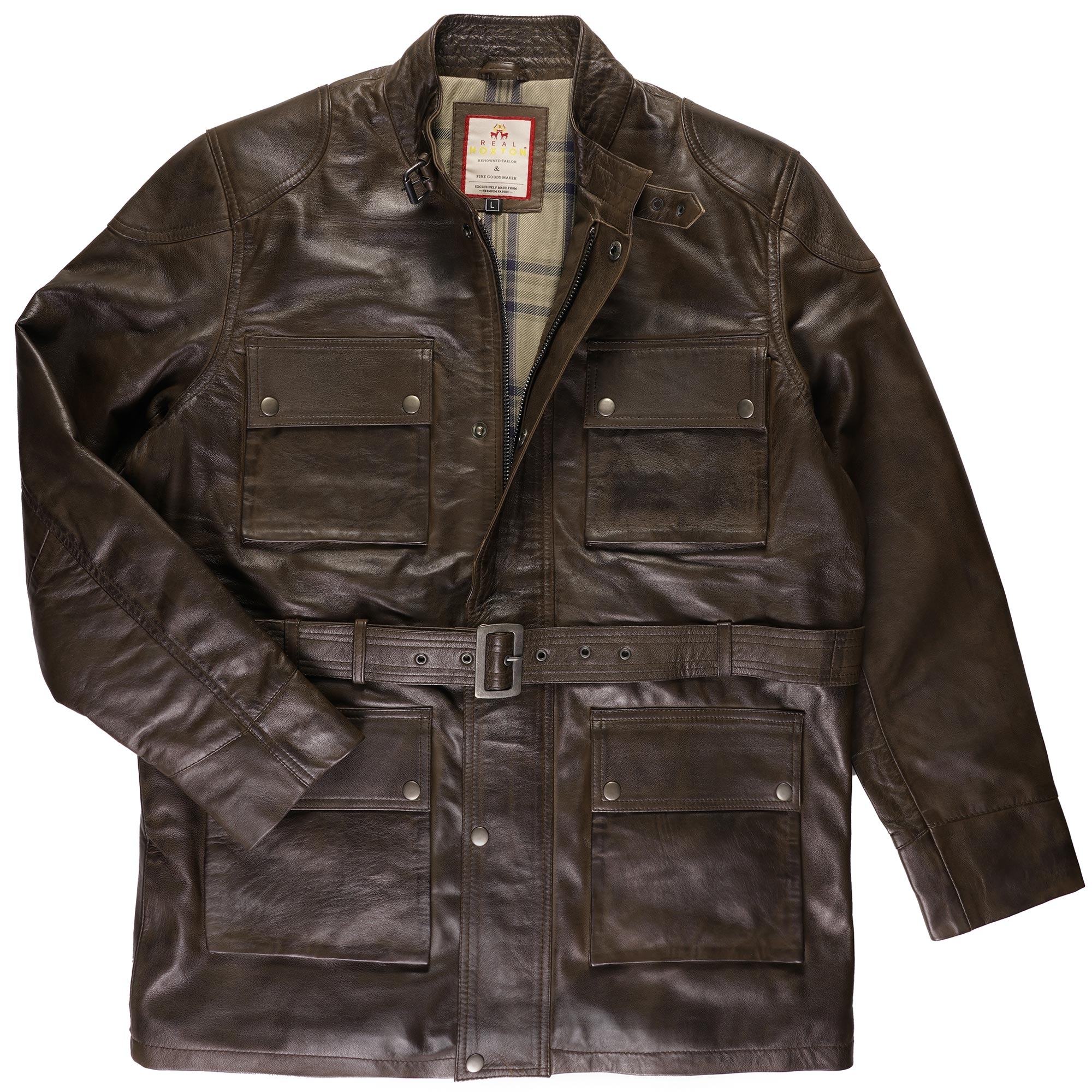 Hunter Leather Jacket - Brown