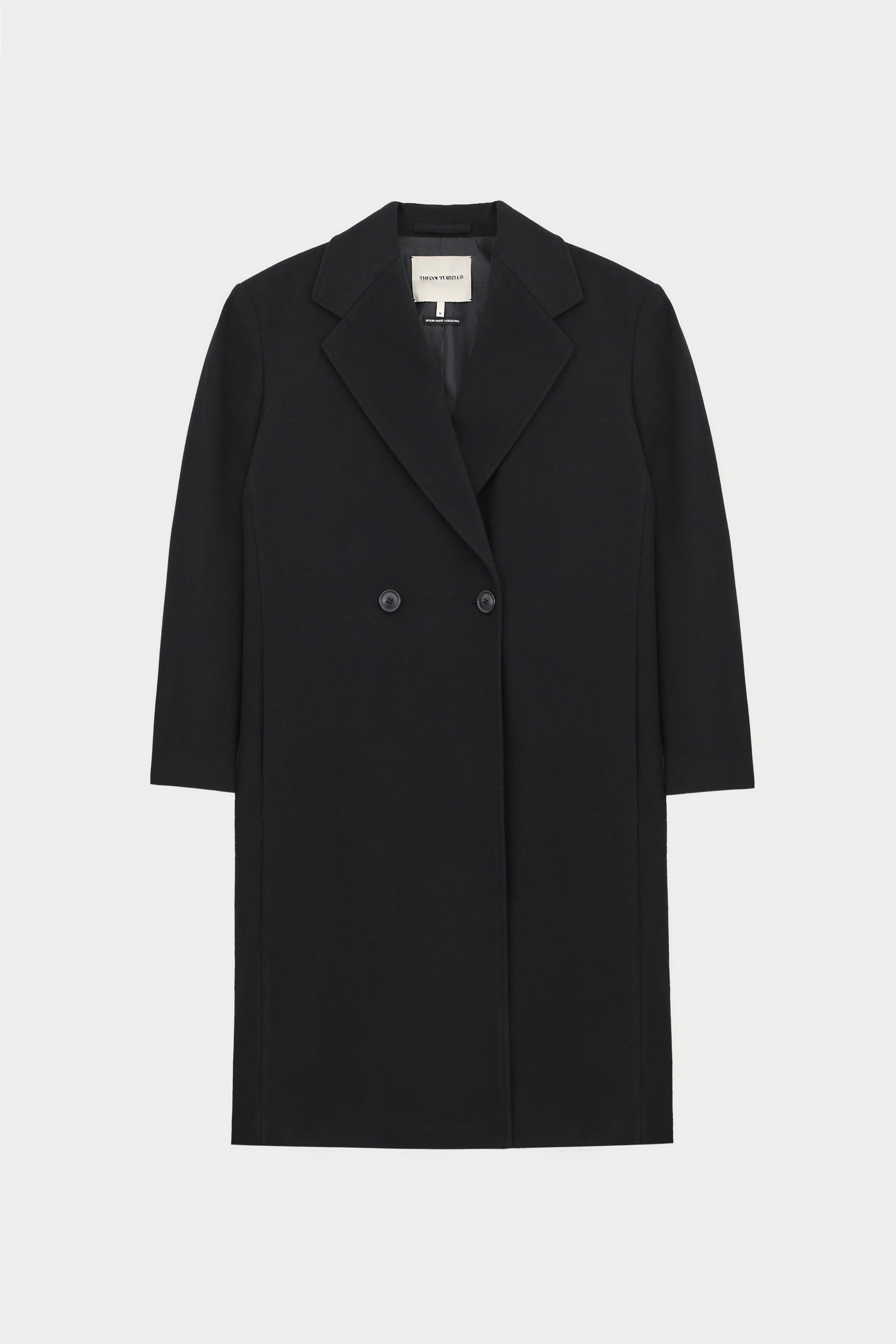 Longline Overcoat - Black
