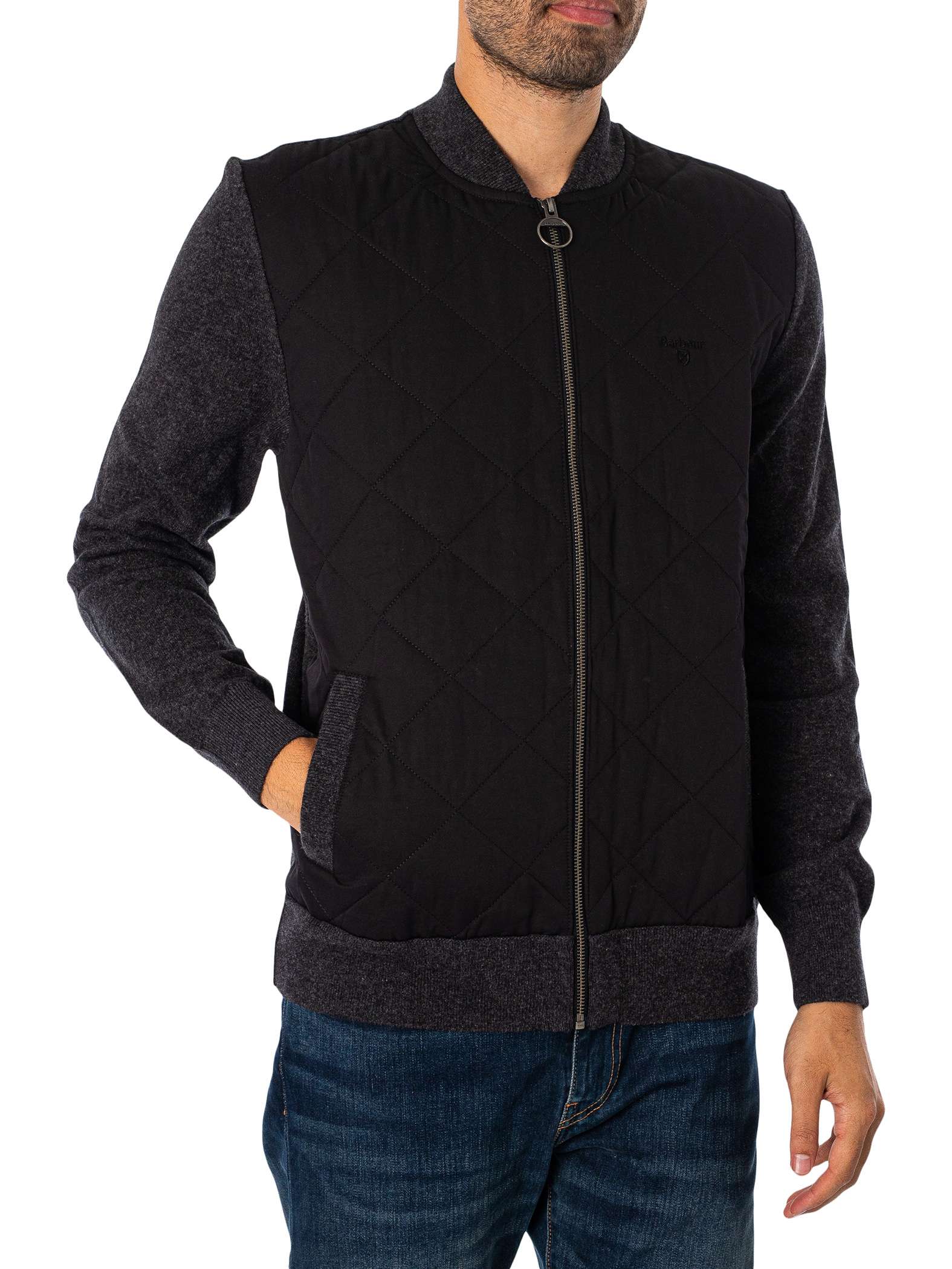 Essential Box Quilt Zip Jacket