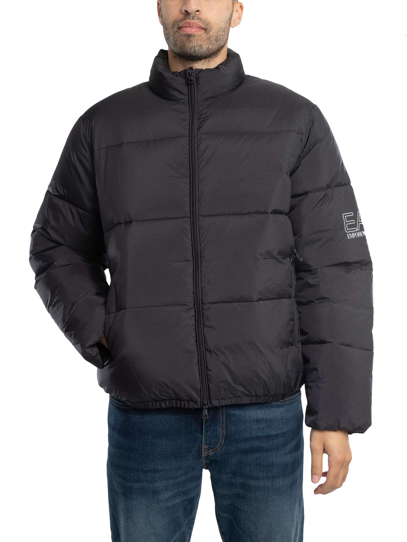 Sleeve Logo Bomber Jacket