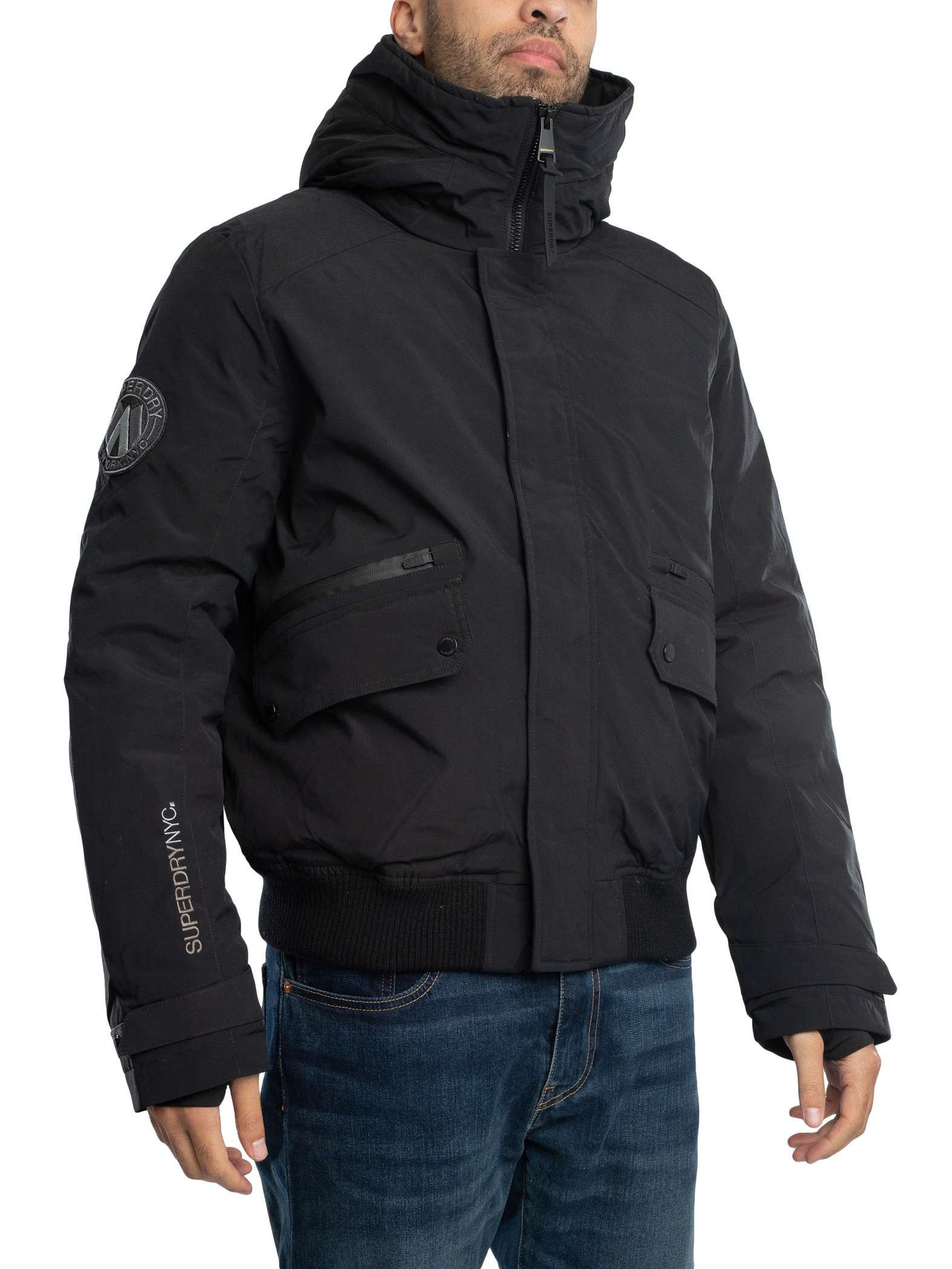City Padded Bomber Jacket