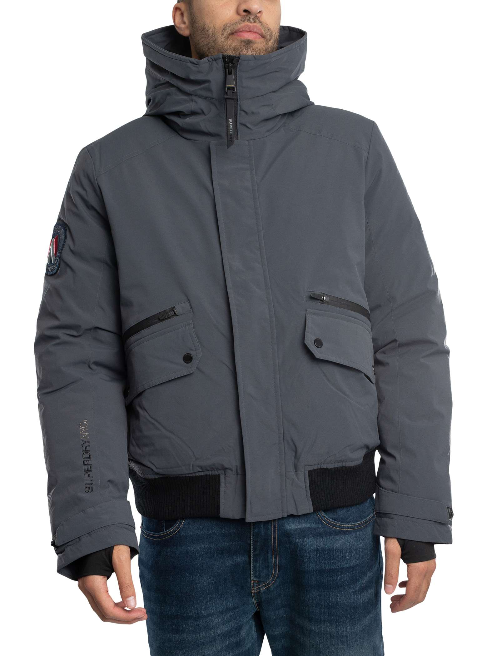 City Padded Bomber Jacket