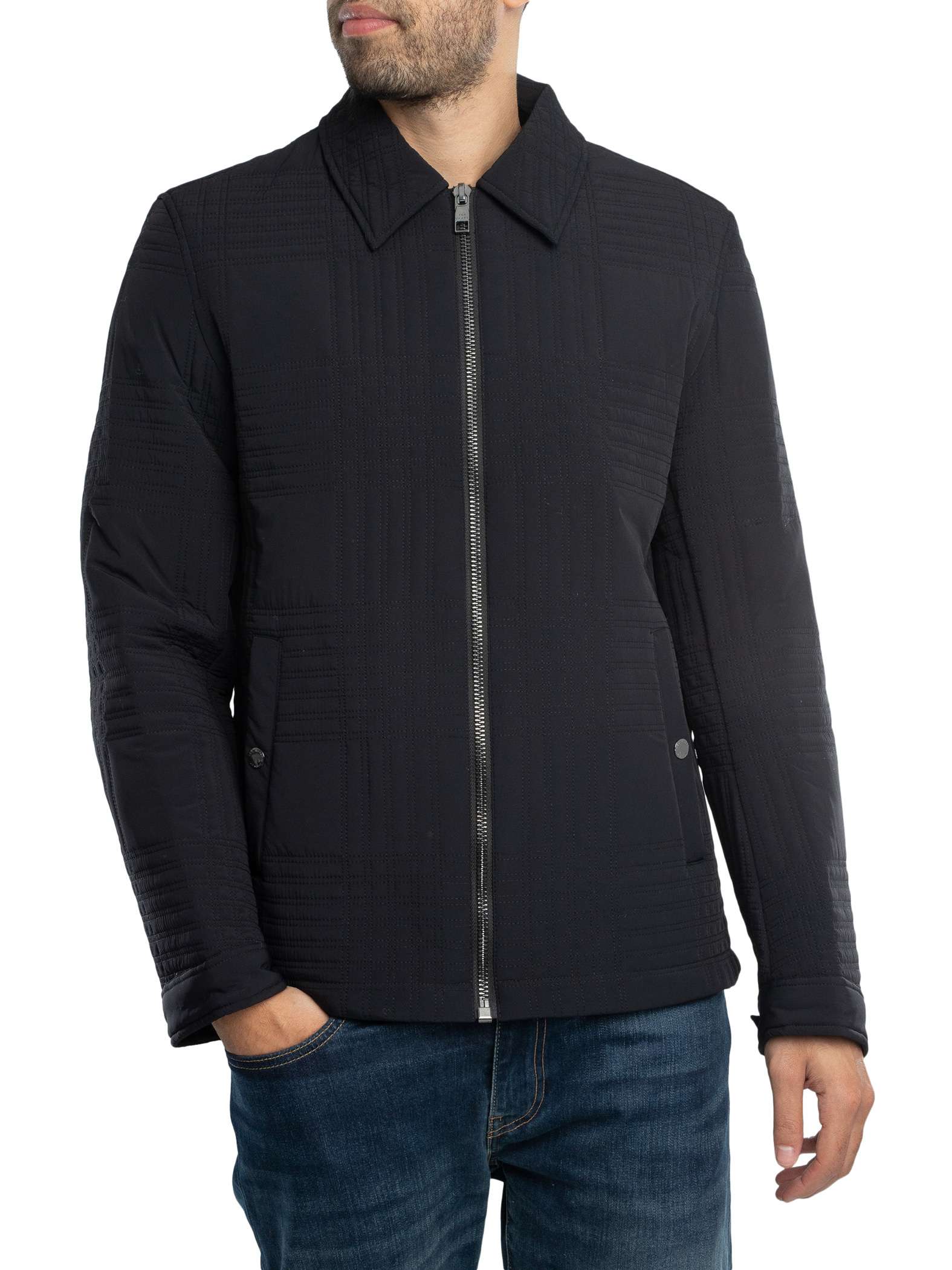 Quilted Harrington Jacket
