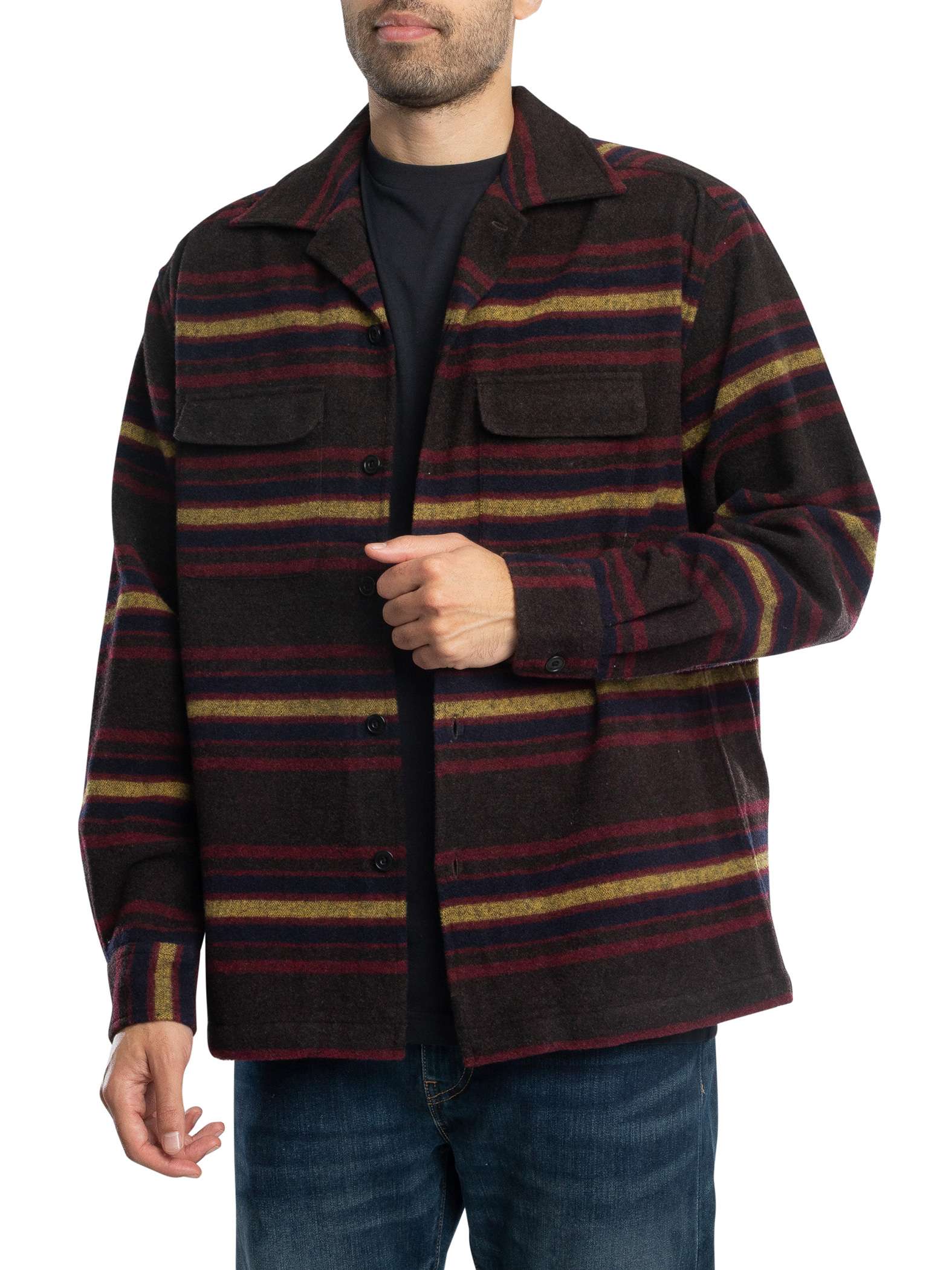 Moto Stripe Overshirt
