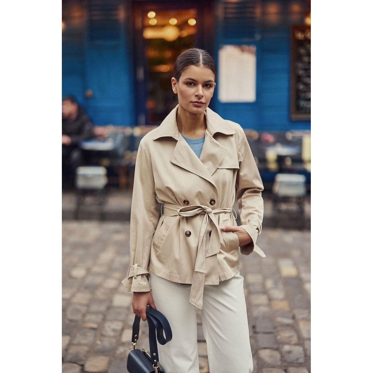 Narago Short Trench Coat