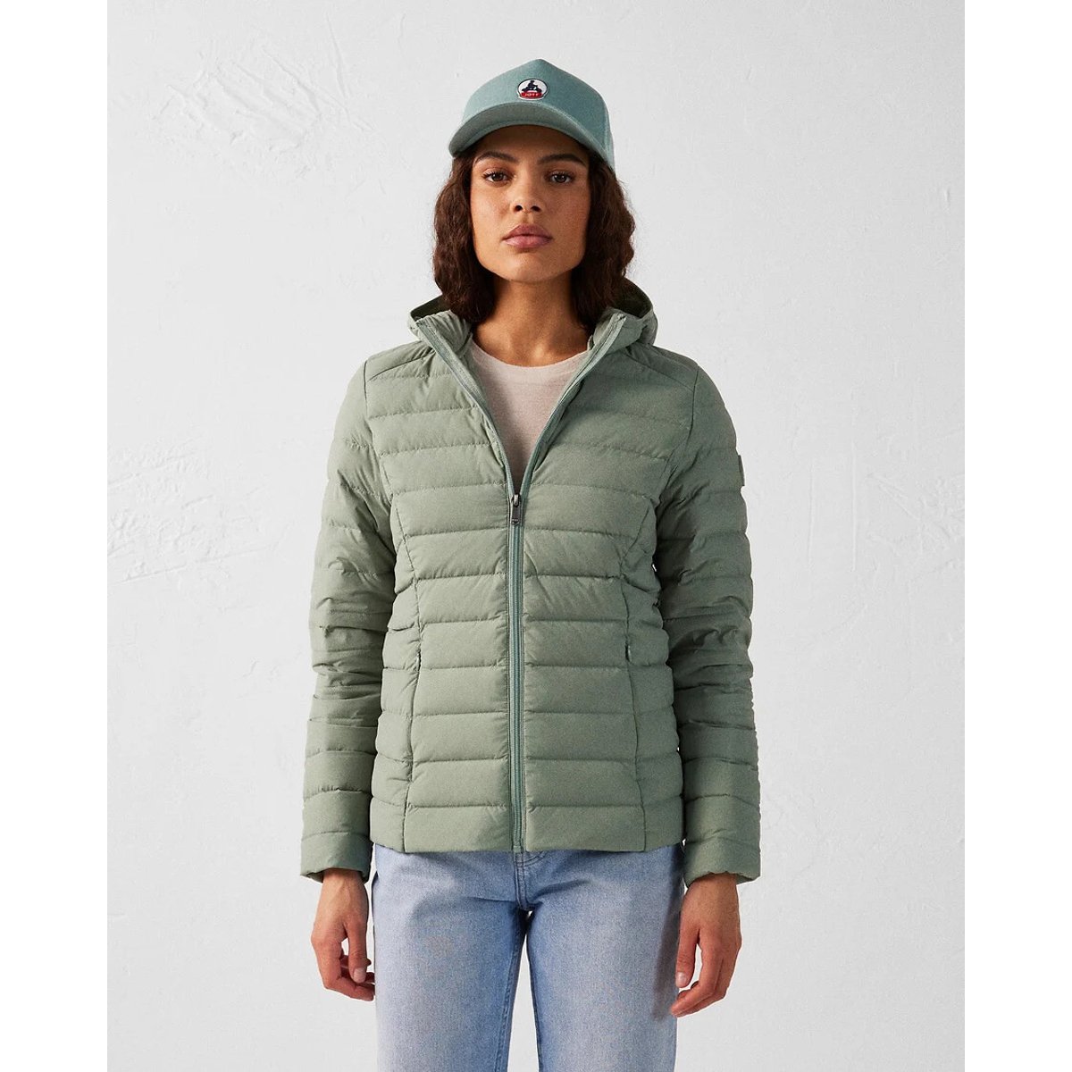 Salma Hooded Padded Jacket with Zip Fastening