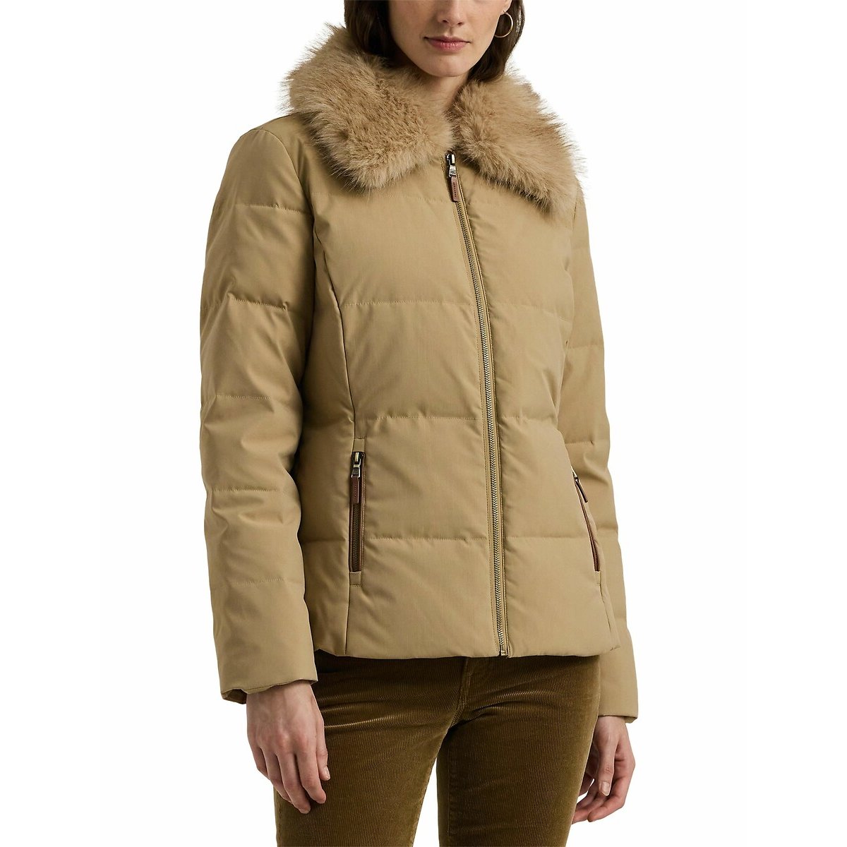 Padded Oversize Collar Jacket