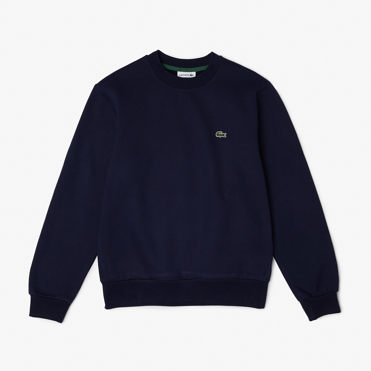 Cotton Blend Sweatshirt with Crew Neck