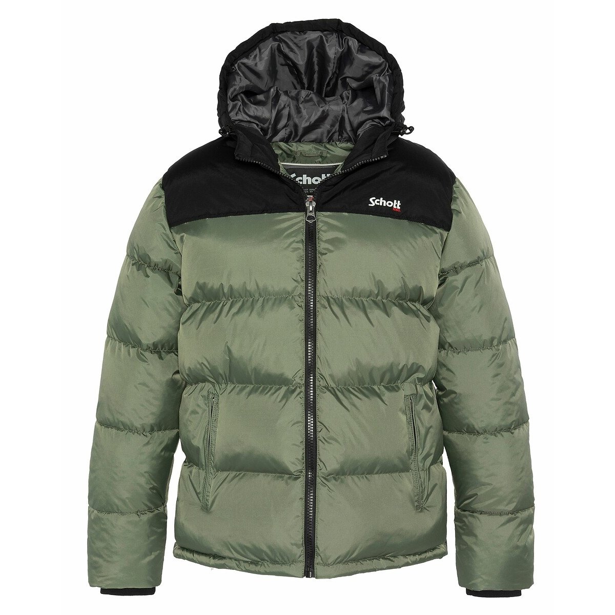Utah 2 Padded Jacket in Two-Tone with Hood