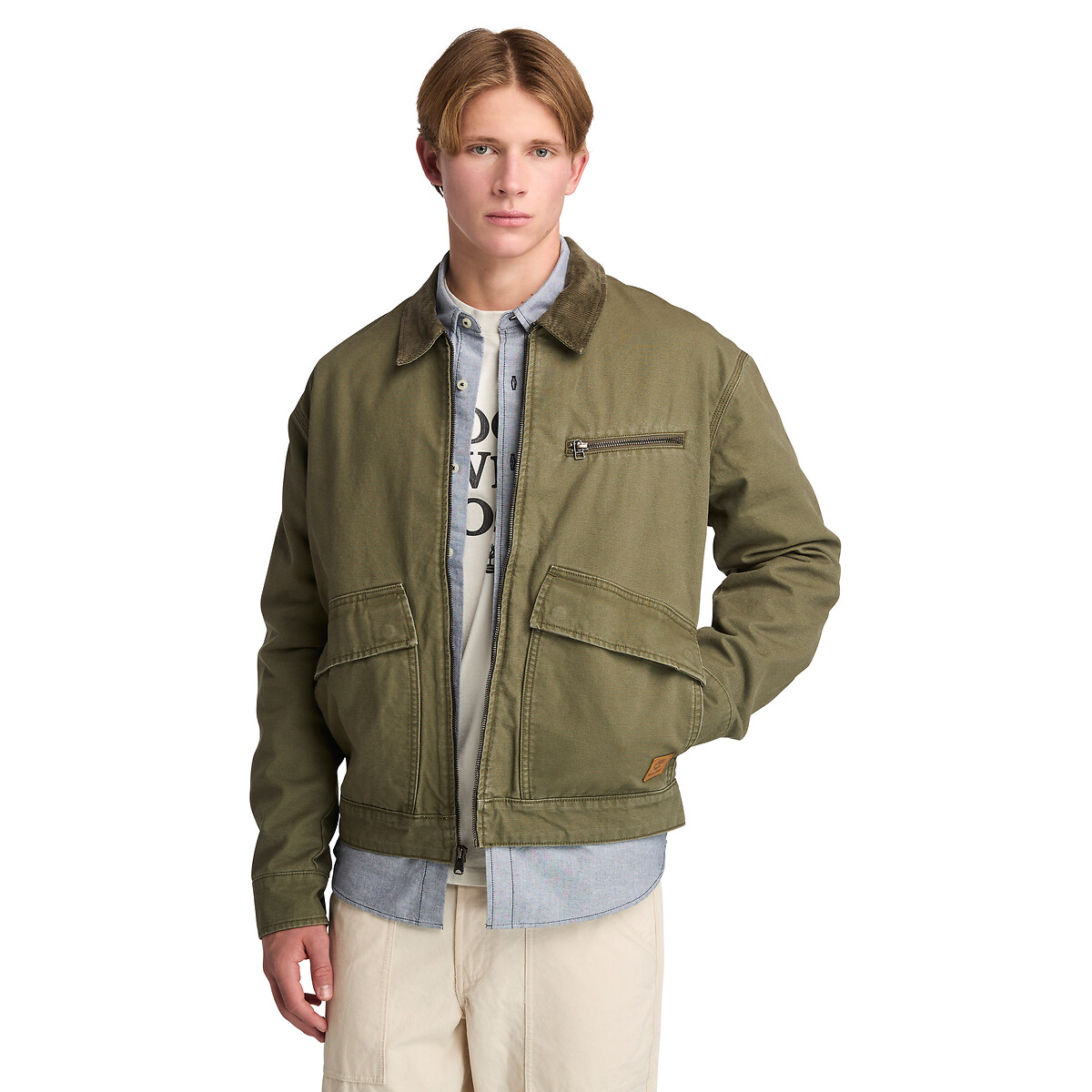 Corduroy Collar Jacket