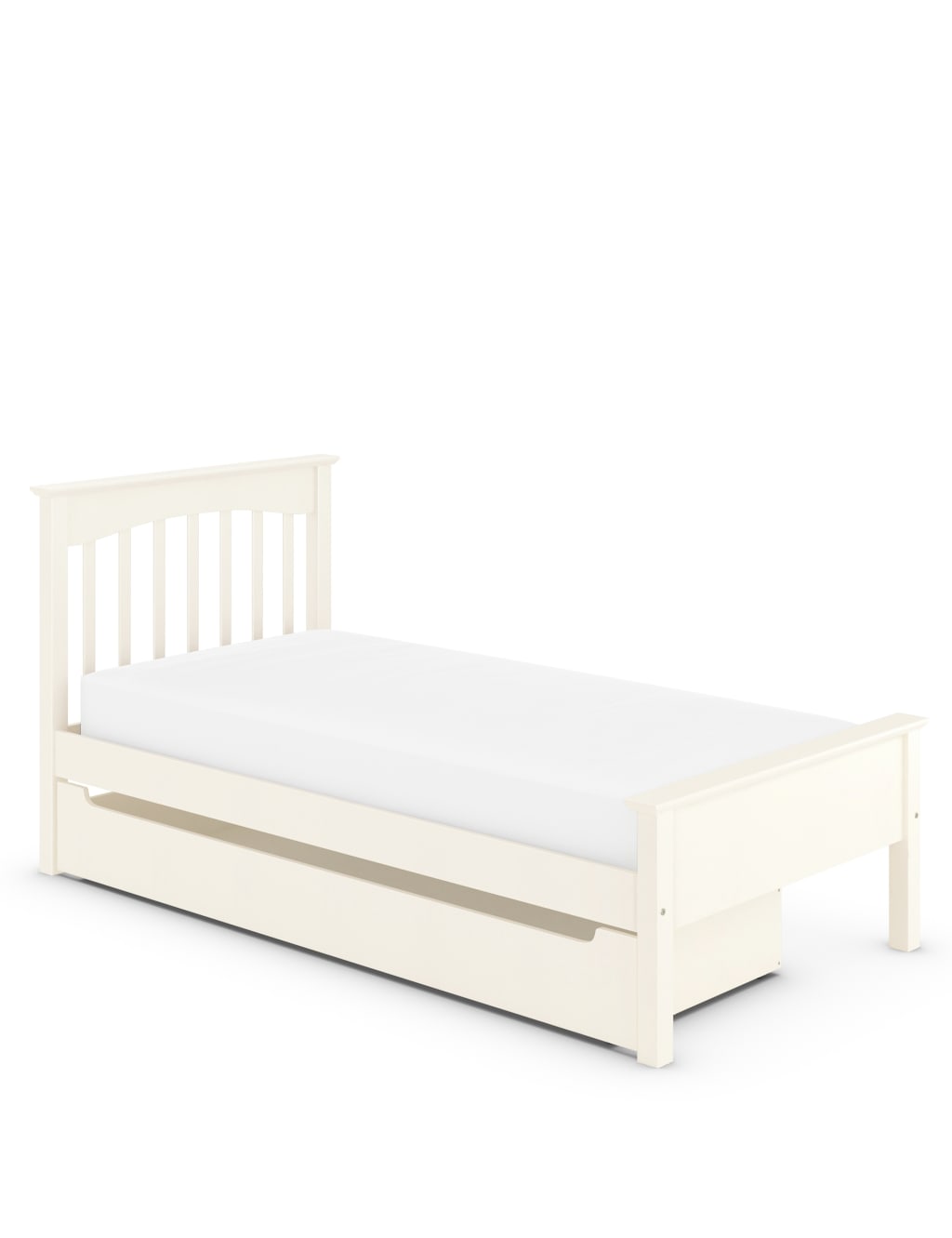 Hastings Ivory Kids Storage Bed - White, White