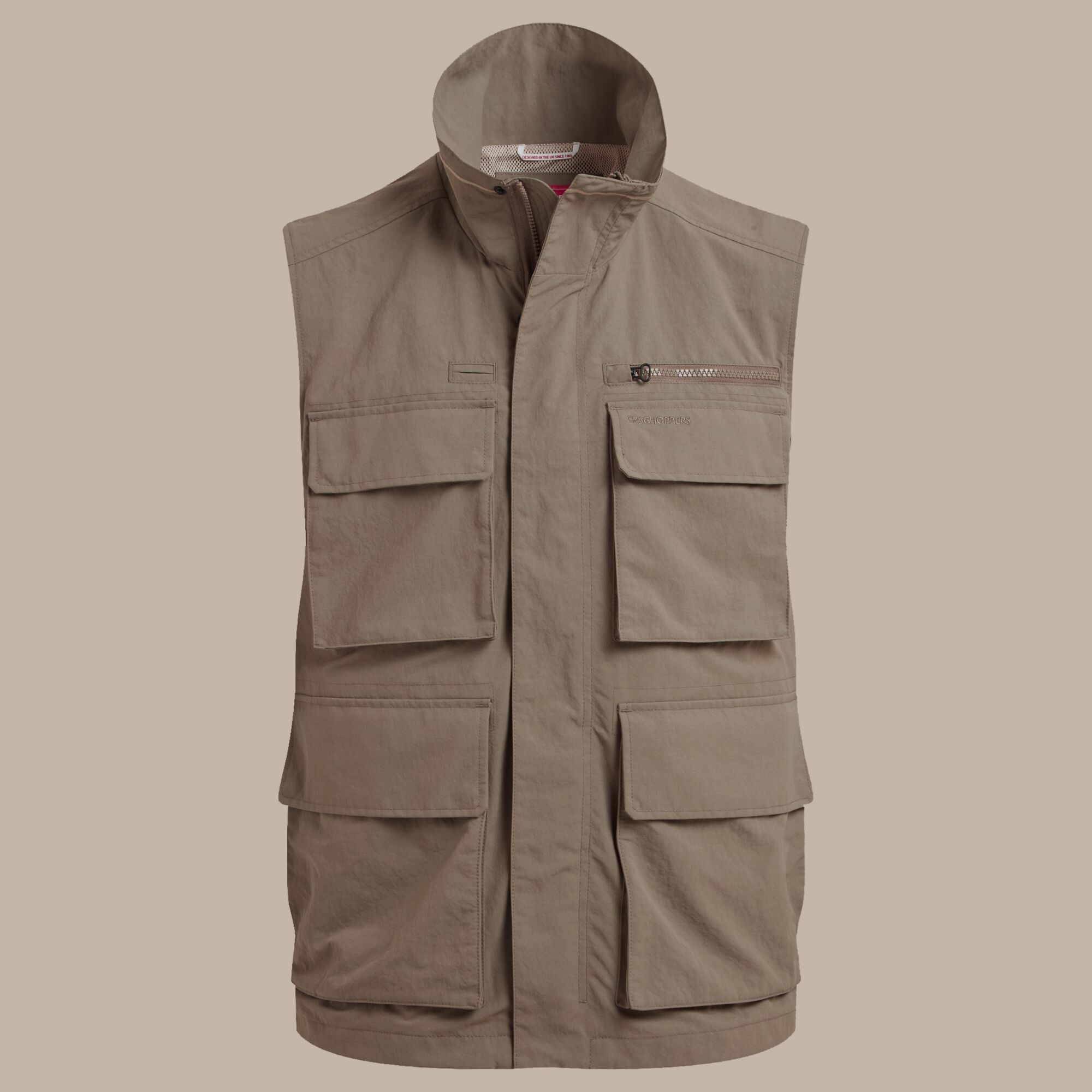 Craghoppers Men's NosiLife Adventure Gilet IV Pebble