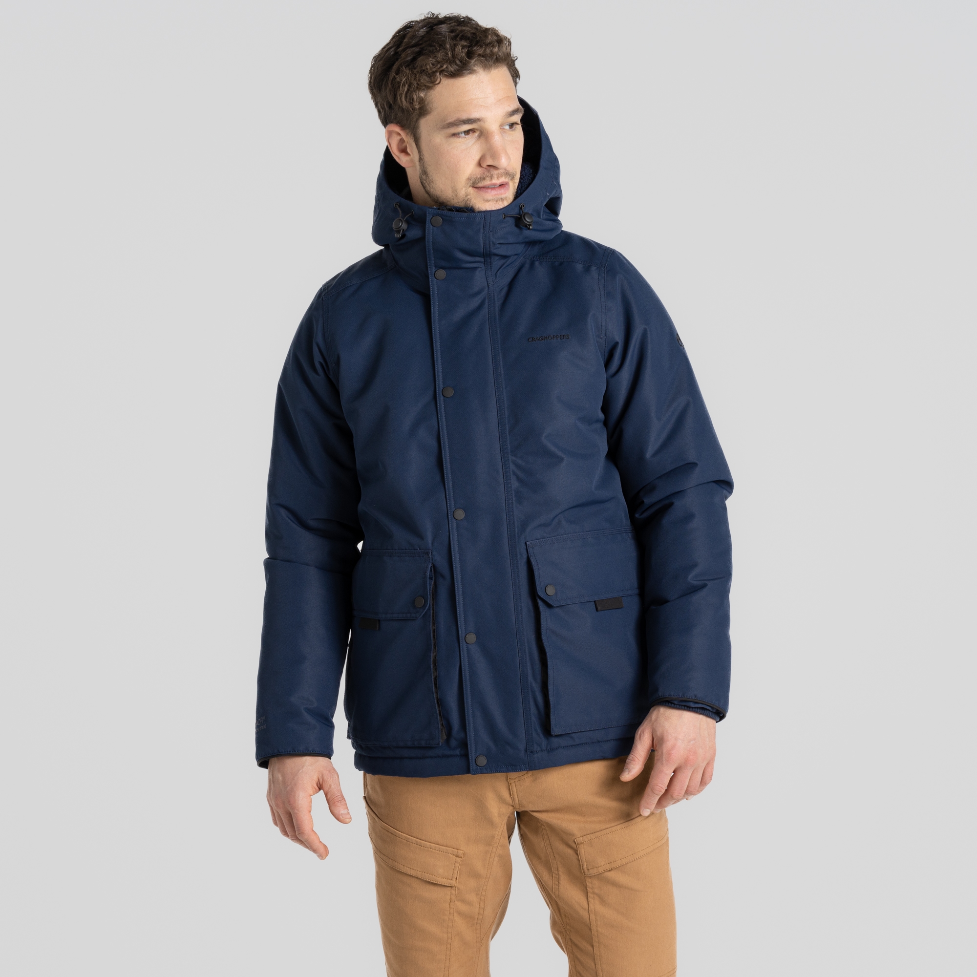 Craghoppers Men's Howth Waterproof Jacket Blue Navy