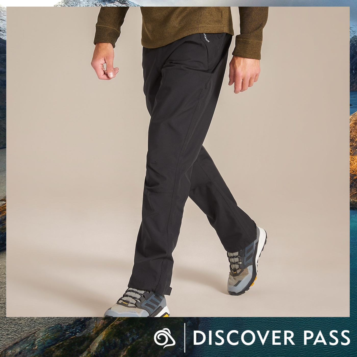 Craghoppers Men's Stefan II Waterproof Trousers Black