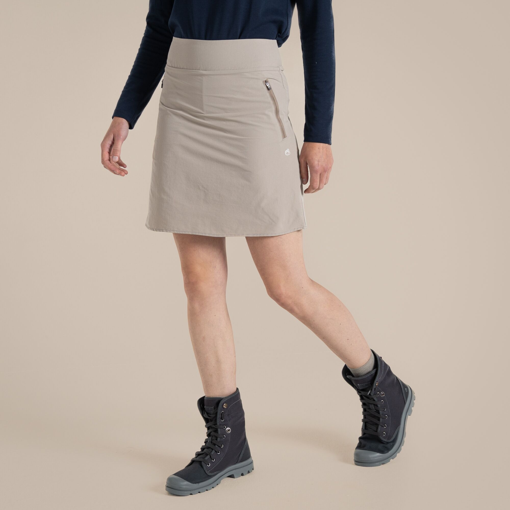 Craghoppers Women's Nosilife Pro Skort II Soft Mushroom