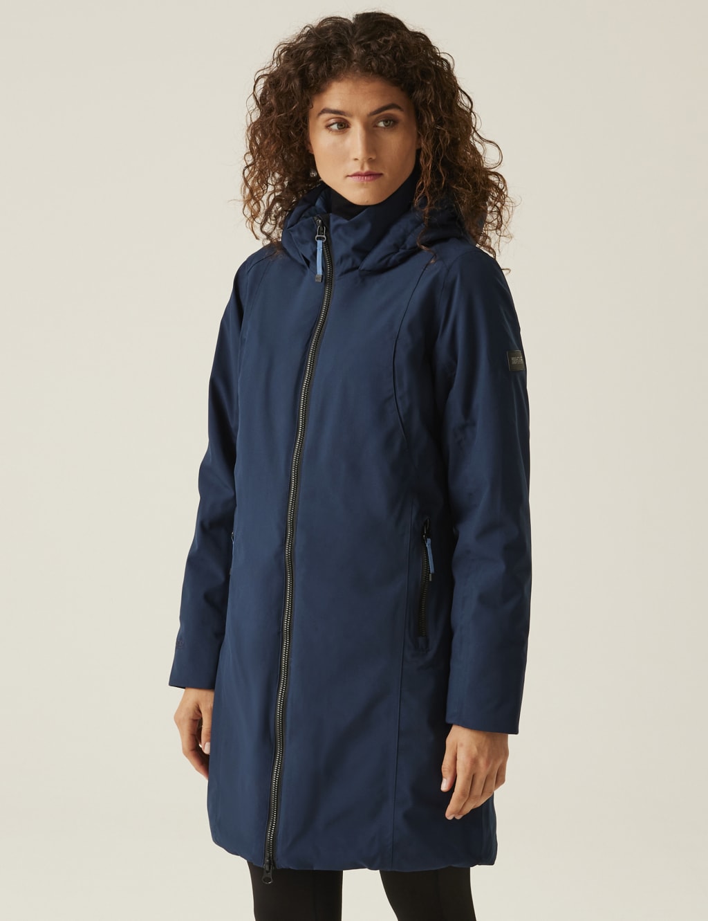 Regatta Female Yewbank IV Waterproof Padded Hooded Coat - 8 - Navy, Navy