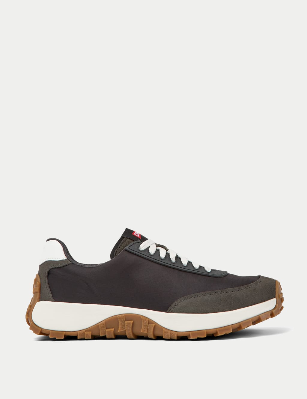 Camper Male Lace Up Trainers - 8 - Black, Black