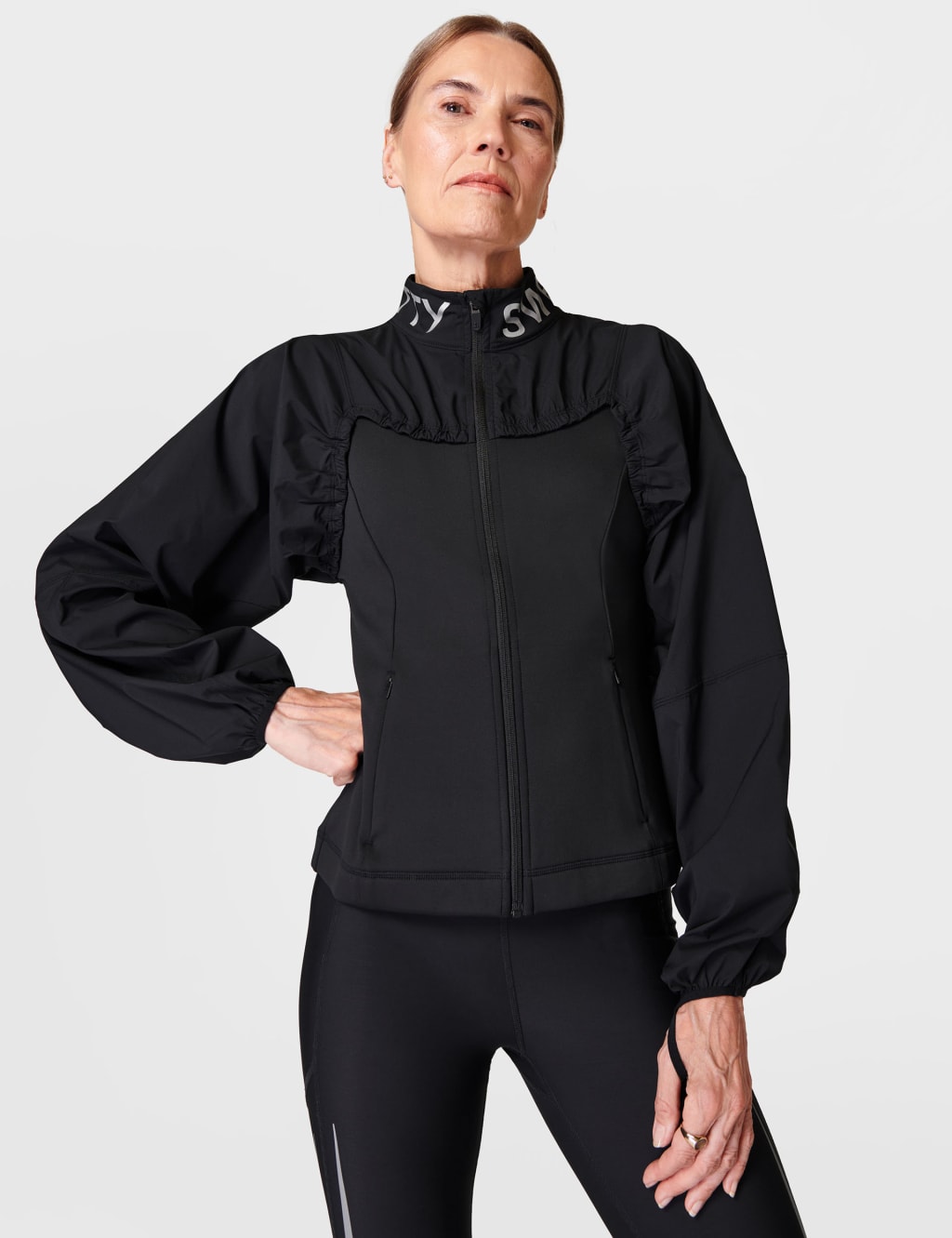Sweaty Betty Female Therma Boost Lightweight Running Jacket - Black, Black