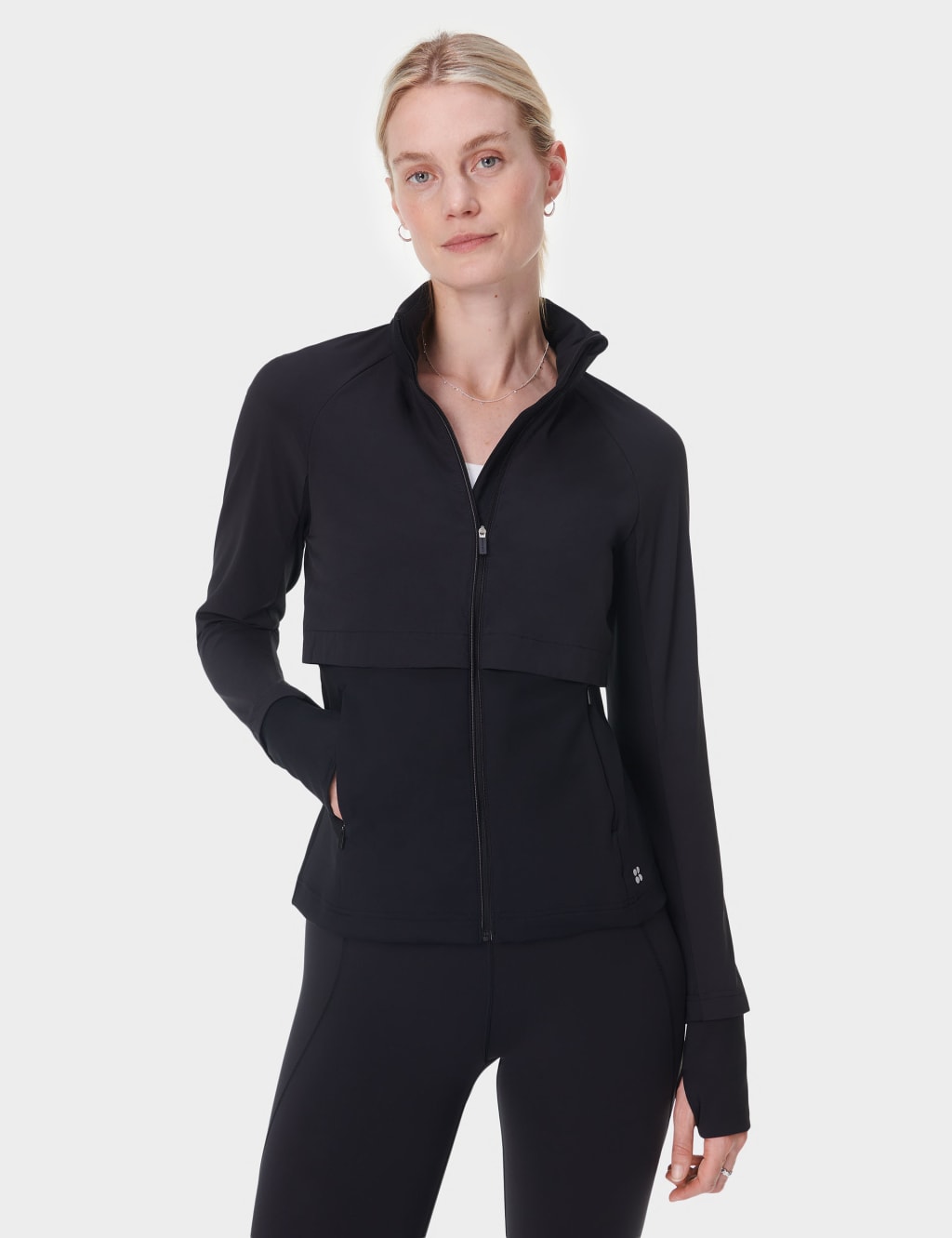 Sweaty Betty Female Pro Run Water Resistant Sports Jacket - M - Black, Black