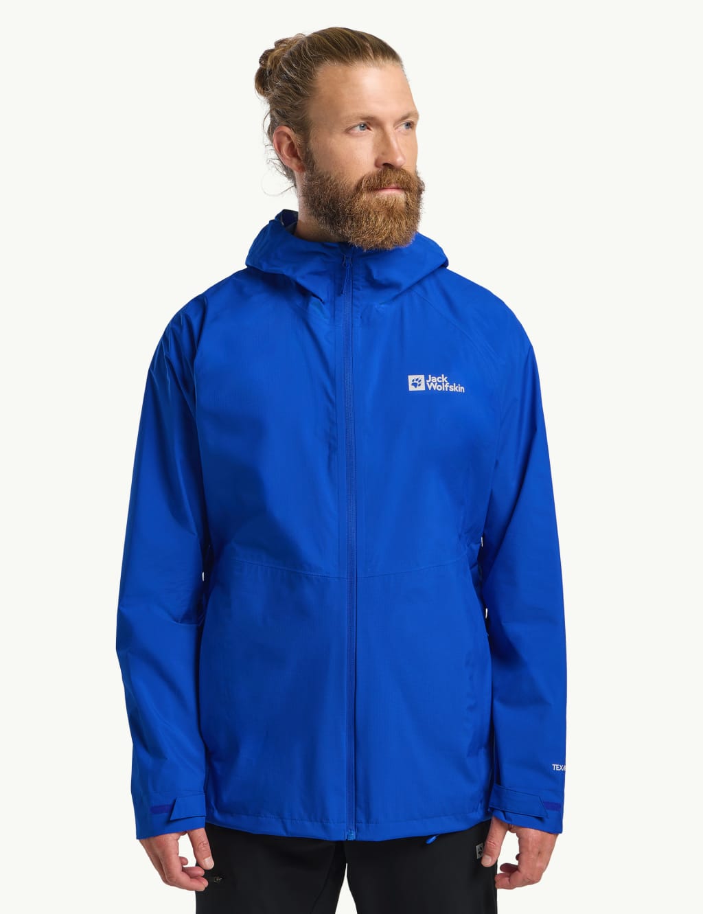 Jack Wolfskin Male Prelight 2.5 Layer Hooded Jacket - Blue, Yellow,Blue