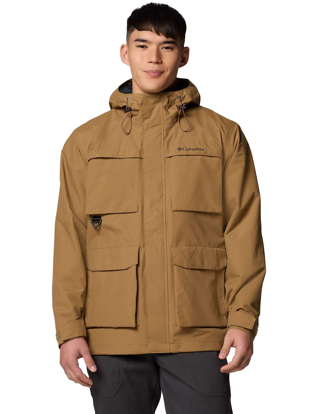 Columbia Male Landroam II Waterproof Jacket - Brown, Brown