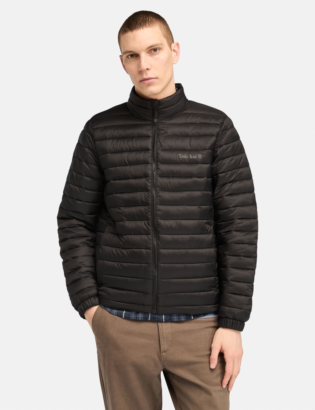 Timberland Male Axis Peak Quilted Puffer Jacket - Black, Dark Navy,Black