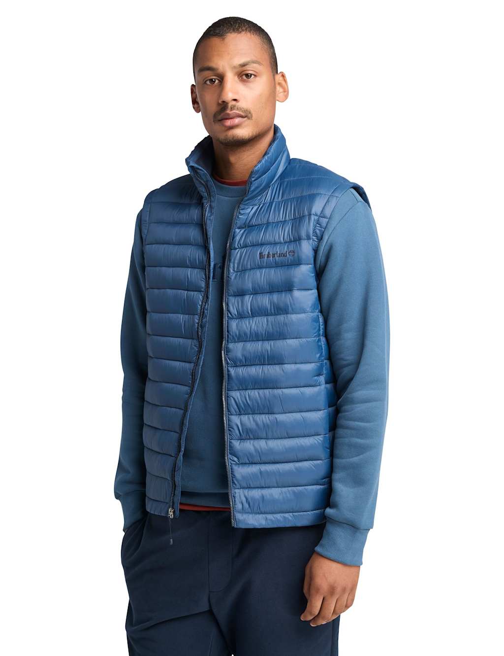 Timberland Male Axis Peak Water Repellent Quilted Gilet - M - Dark Blue, Black,Dark Green,Dark Blue