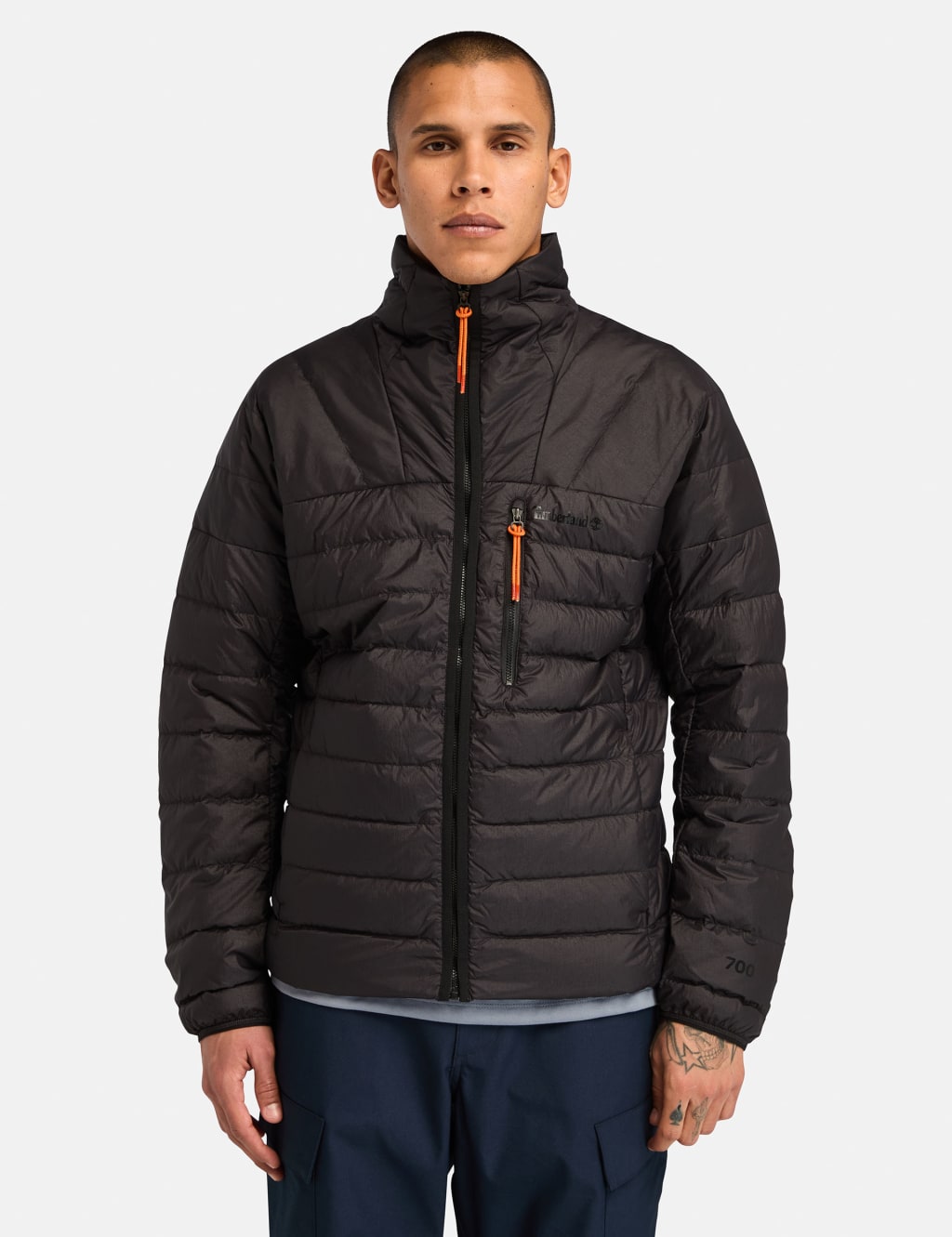 Timberland Male Bear Head Lightweight Padded Puffer Jacket - M - Black, Black