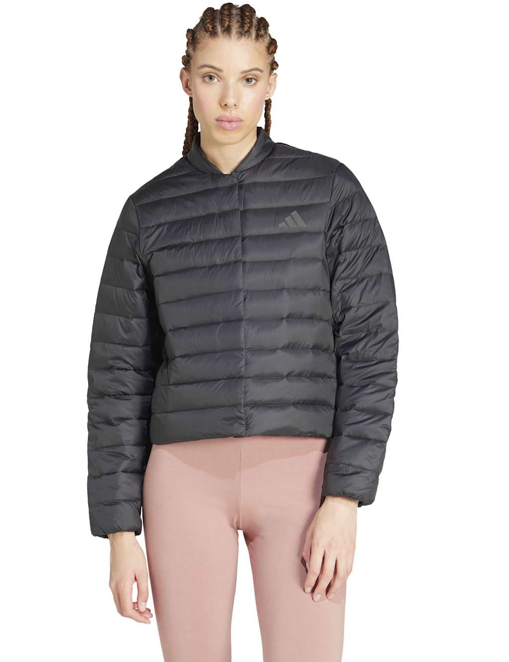 Adidas Female Helionic Lightweight Padded Jacket - M - Black, Black