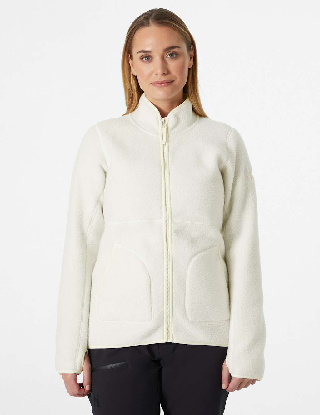 Helly Hansen Female Imperial Pile Zip Up Fleece Jacket - White, White