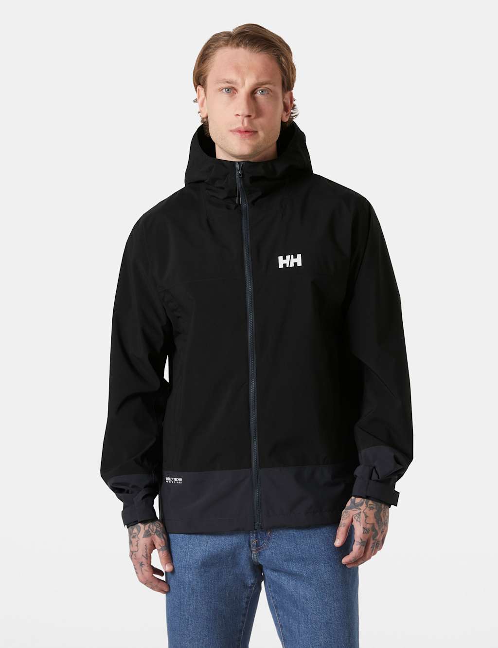 Helly Hansen Male Block Hooded Jacket - Black, Black