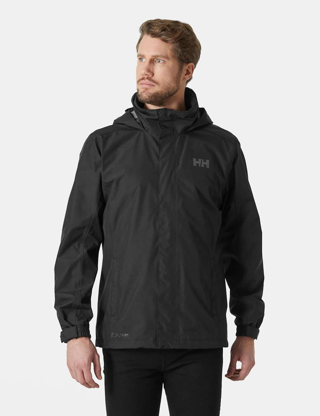 Helly Hansen Male Dubliner Waterproof Parka Jacket - Black, Dark Khaki,Bright Red,Black