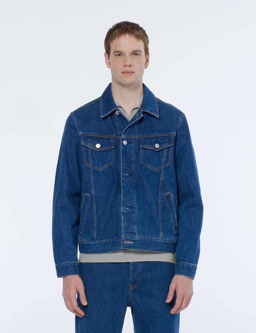 Scotch & Soda Male Denim Jacket - L - Navy, Navy