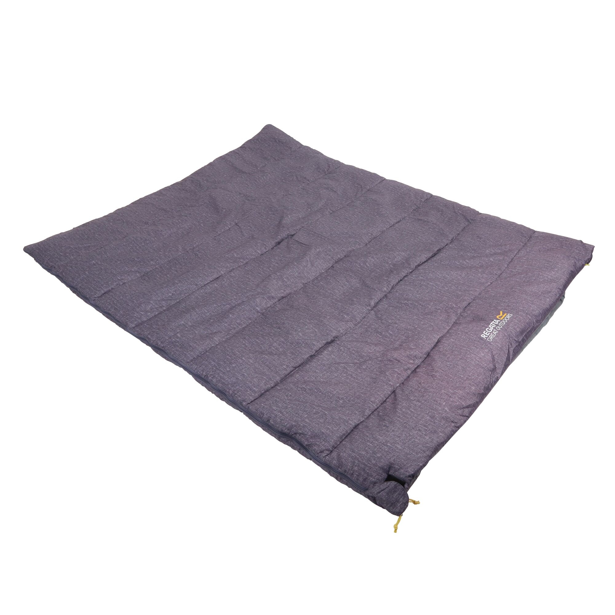 Regatta Maui Polyester Lined Double Sleeping Bag Marl Grey, Size: One Size