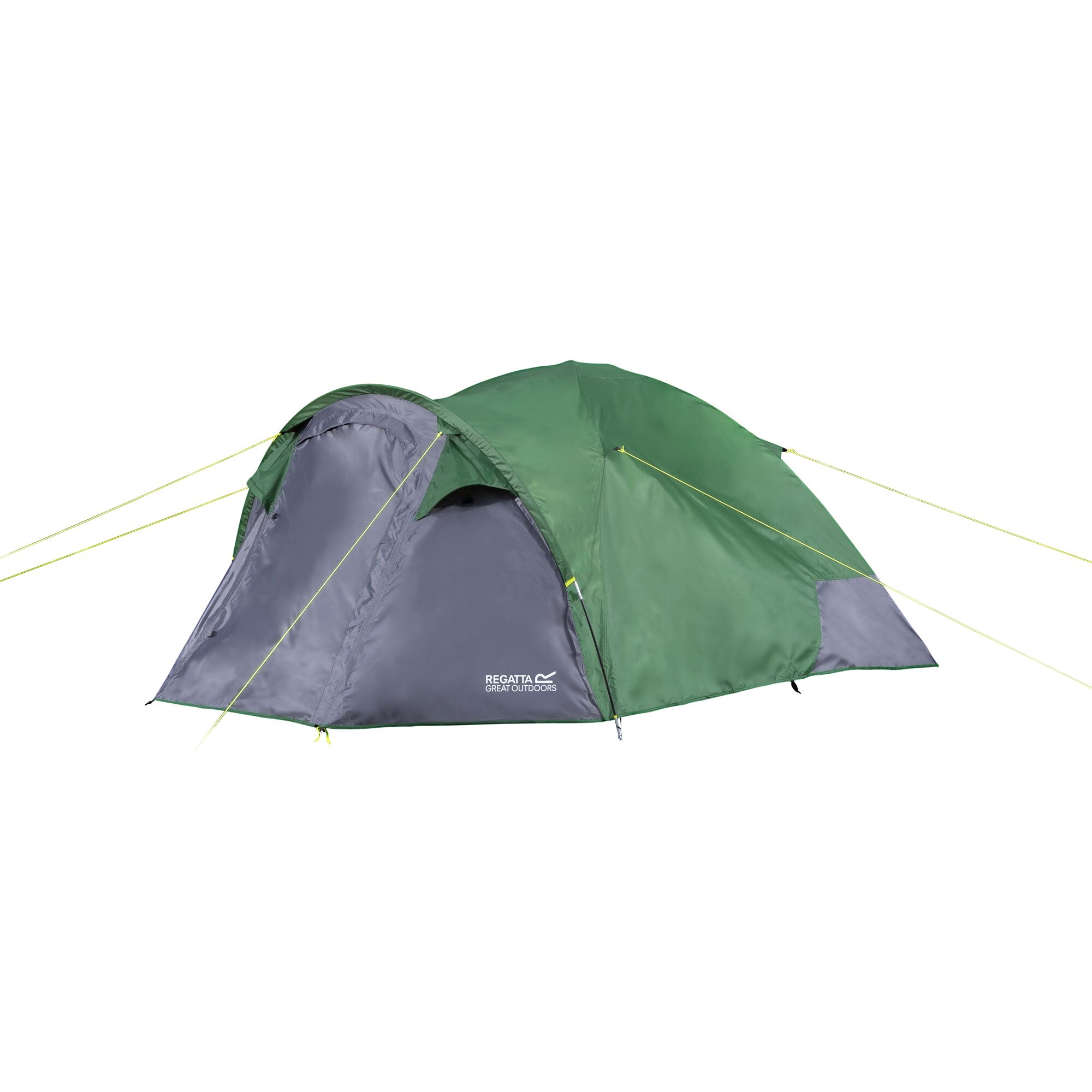 Regatta Kivu v3 3-Man Dome Tent Greener Pastures Ebony, Size: One Size