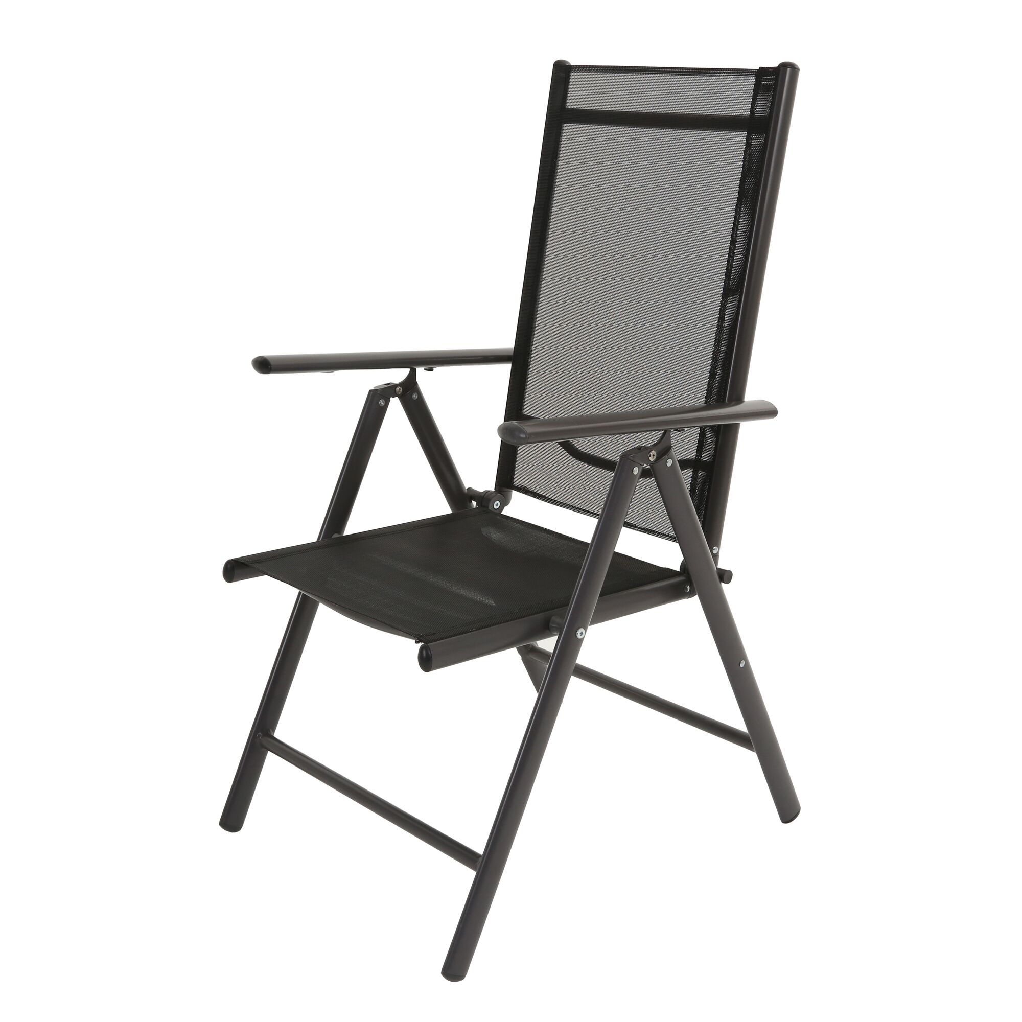 Regatta Lightweight Black Varna Reclining Chair