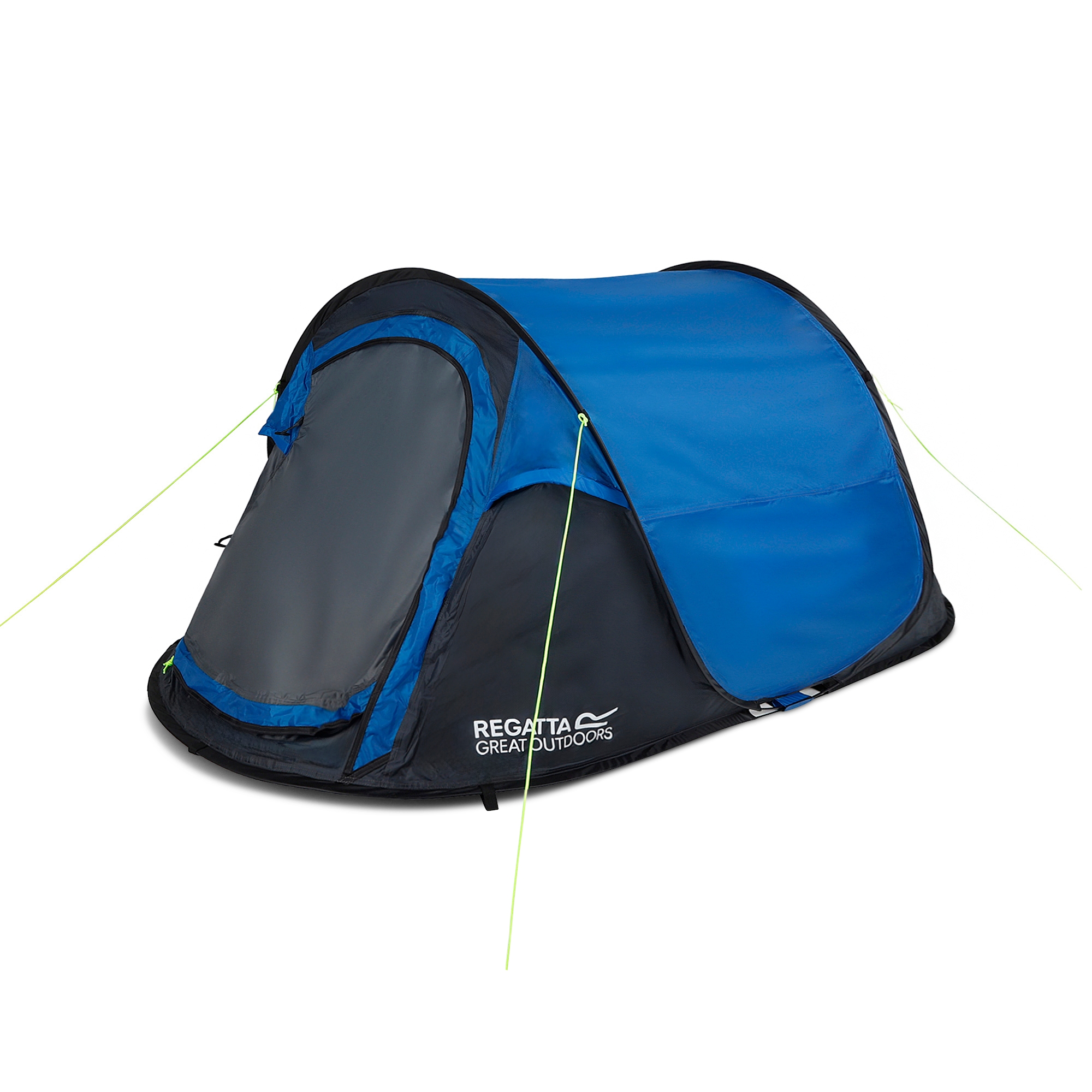 Regatta Malawi II Person Pop Up Tent Blue, Size: One Size