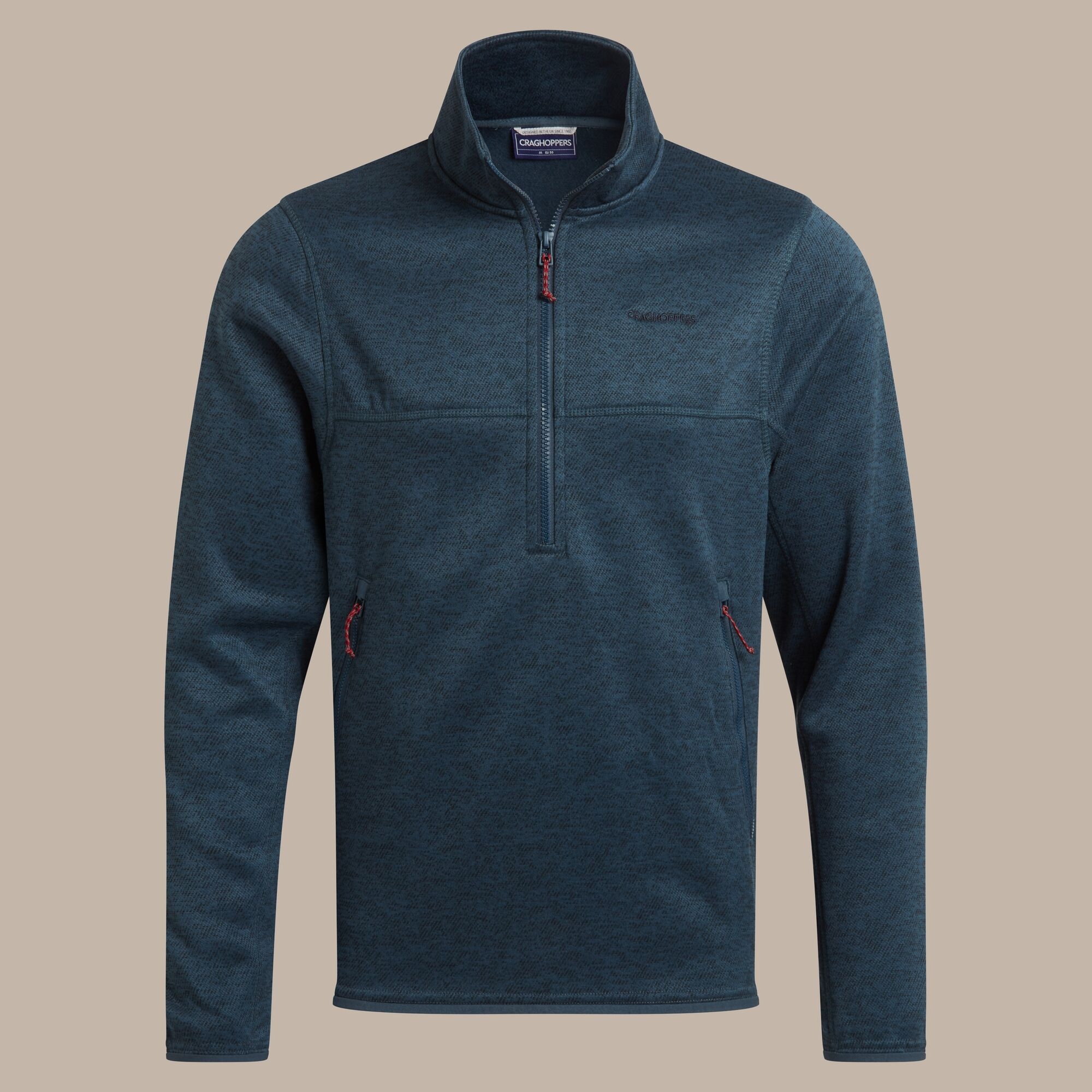 Craghoppers Men's Mondrago Half Zip Fleece Blue Stone