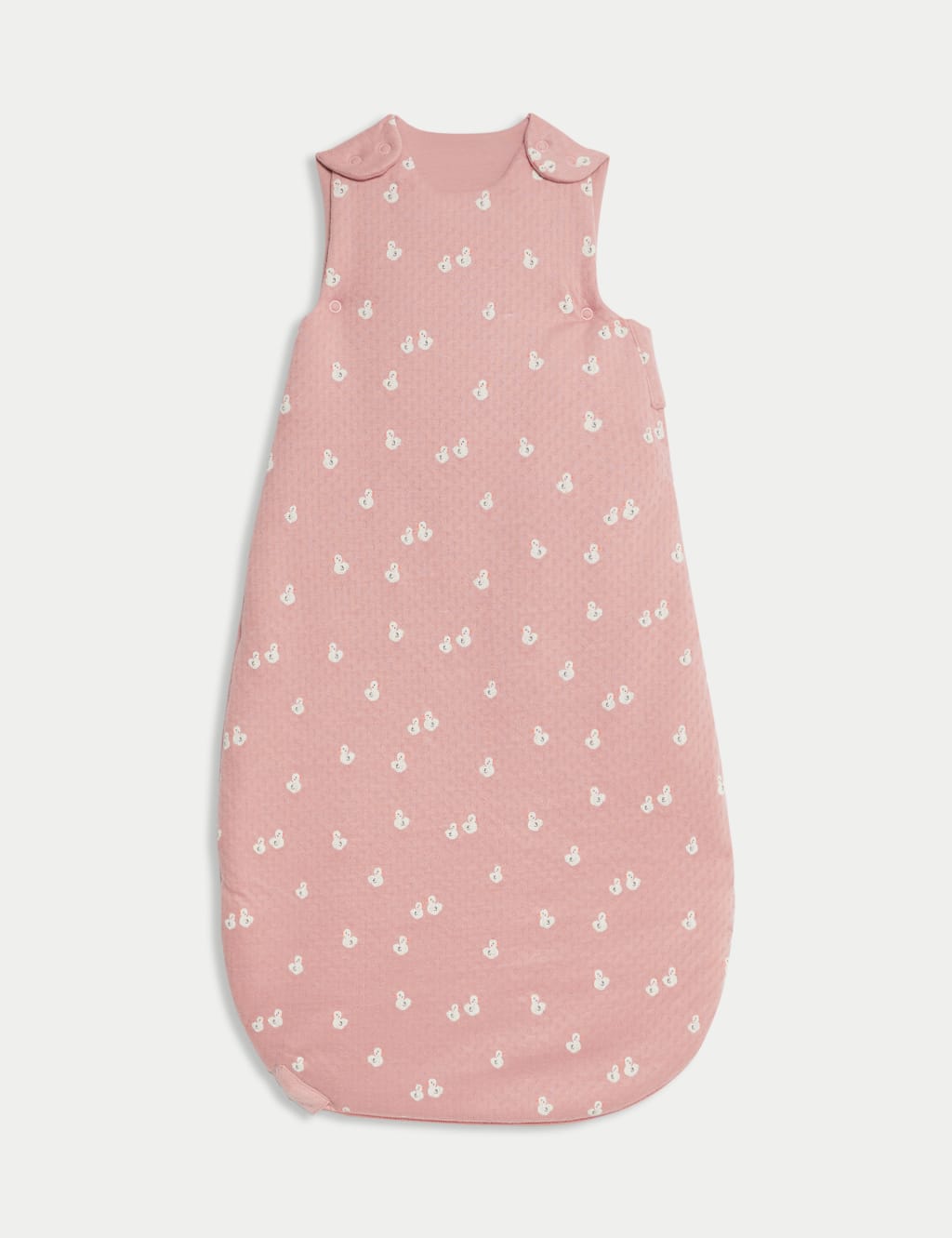 M&S Collection Female Pure Cotton Duck Print 3.5 Tog Sleeping Bag (0-3 Yrs) - 6-18M - Pink Mix, Pink Mix