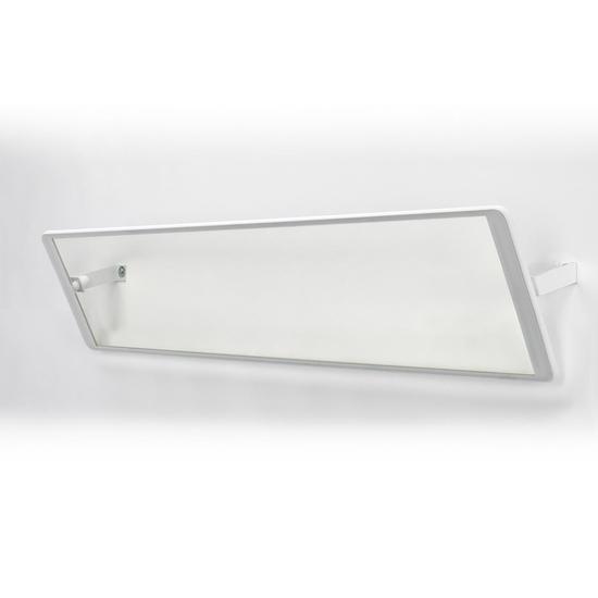 Shadow Crystal 800W Infrared Glass Panel Heater - Clear Glass