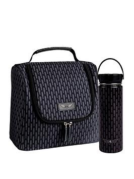 Beau & Elliot 'Manhattan' Insulated Large Picnic Lunch Bag + Stainless Steel Insulated Drinks Bottle