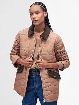 Barbour Berryman Quilted Coat - Brown