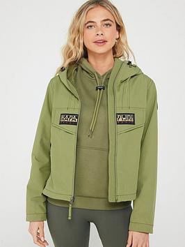 Napapijri Women'S Summer Rainforest Zip Through Jacket - Green