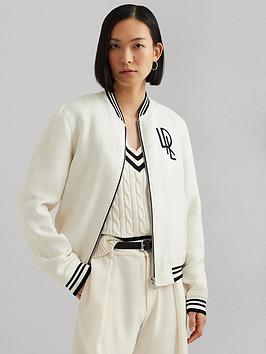 Lauren By Ralph Lauren Fucetta-Unlined-Bomber - White