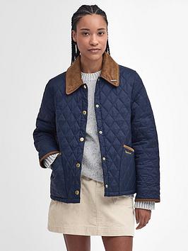 Barbour 30Th Anniversary Cropped Liddesdale Jacket - Navy