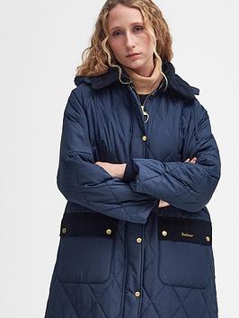 Barbour Cookston Quilt Jacket - Navy