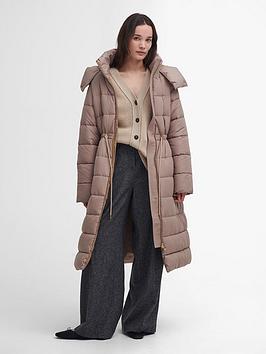 Barbour Mannue Padded Coat - Beige